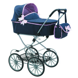 CARRO MUÑECA AZUL MARINO 69,5 X 42 X 89