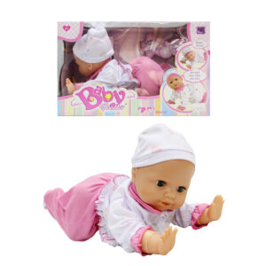 MUÑECO BEBE CON GORRA GATEA
