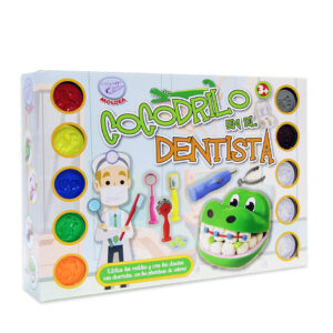 SET PLASTELINA DINO EN EL DENTISTA CON 10 BOTES