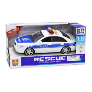 COCHE POLICIA ESCALA 1:16 CON LUZ Y SONIDOS