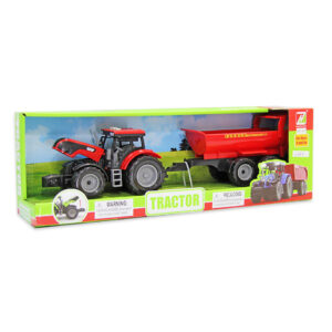 TRACTOR CON REMOLQUE LUZ Y SONIDO