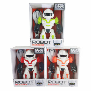 ROBOT CON ESCUDO, LUZ SONIDO Y ROTACION