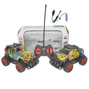 COCHE 4X4 GRAFITI R/C 1:22 CARGADOR USB