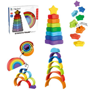 SET PIRÁMIDES ESTRELLA Y ARCOIRIS