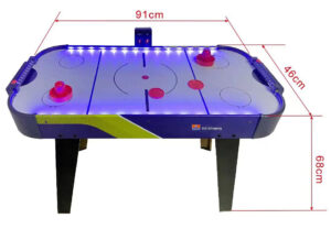 HOCKEY AIRE CON PATAS, MARCADOR ELECTRONICO Y LUZ