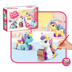 SET MOLDES Y PINTURAS UNICORNIO