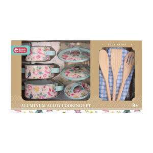 SET OLLAS CON UTENSILIOS MADERA