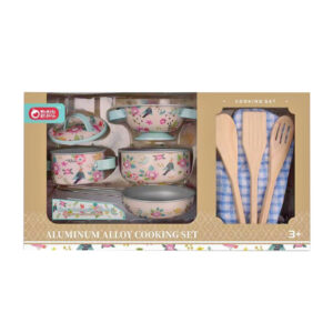 SET OLLAS CON UTENSILIOS MADERA