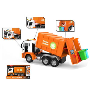 CAMION RECICLAJE 1:12 CON LUZ, SONIDO Y TRY ME
