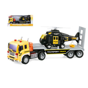 CAMION CON HELICOPTERO CON LUZ, SONIDO Y TRY ME