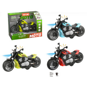 MOTO CON LUZ, SONIDO Y TRY ME