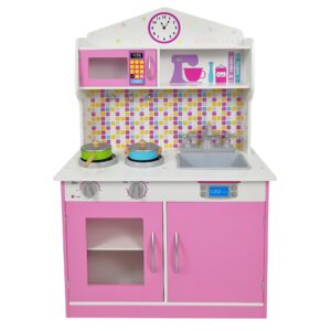 COCINA MADERA CON 2 ACCESORIOS