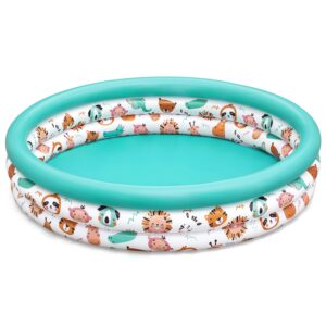 Piscina para niños Bestway Safari Pals de Φ48" x H10"/Φ1,22m x H25cm