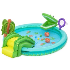 Centro de juegos Bestway Crocodile Cove de 7'4" x 71" x 28,5"/2,24 m x 1,81 m x 72 cm