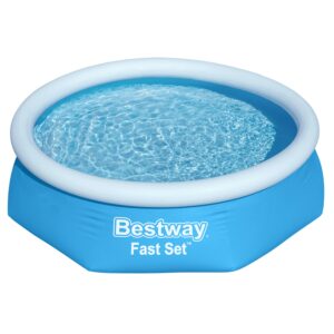 Piscina de instalación rápida de 8' x 24"/2,44 m x 61 cm