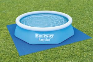 Bestway 9' x 9'/2.74m x 2.74m Tela de Suelo. Contenido: Un cobertor de suelo