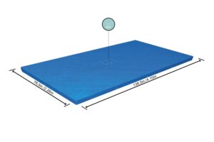Bestway 13'1" x 6'11"/4.00m x 2.11m Cubierta Piscina Rectangular