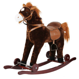CABALLO BALANCIN CON RUEDAS 90 X 31 X 82 CON FUNCIONES