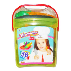 CUBO 36PCS CON FRUTA Y VERDURAS