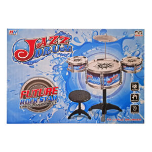 BATERIA MÚSICA CON TABURETE
