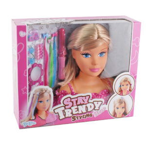 BUSTO MUÑECA CON COMPLEMENTOS