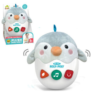 PELUCHE PINGUINO TENTETIESO CON LUZ Y MÚSICA