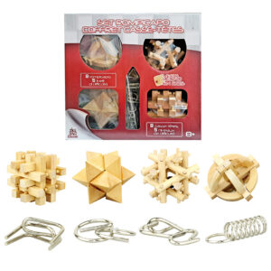 SET 8 PUZZLES INTELIGENCIA MADERA