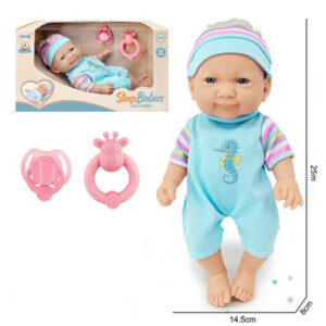 MUÑECO BEBE 10" CON ACCESORIOS