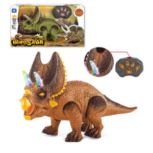 DINOSAURIO TRICERATOPS RC CON LUZ