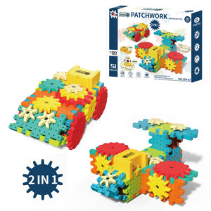 CAJA ACTIVIDADES 2 EN 1 CON MOTOR 51 PZS.