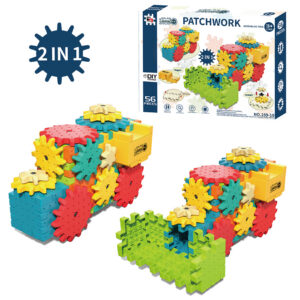 CAJA ACTIVIDADES 2 EN 1 CON MOTOR 56 PZS.