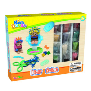 CAJA PLASTELINA SET PELUQUERIA