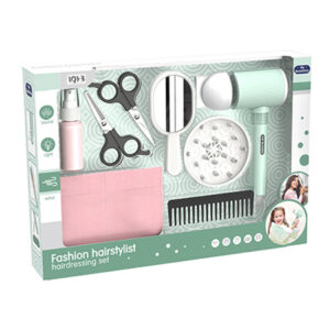 SET DE PELUQUERIA CON SECADOR Y COMPLEMENTOS