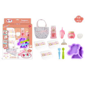 SET PAÑALES Y COMPLEMENTOS MUÑECO