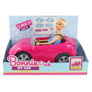 COCHE DEPORTIVO CON MUÑECA MANIQUI