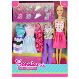 MUÑECA MANIQUI CON ACCESORIOS ROPA