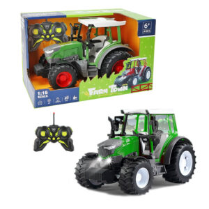TRACTOR RC CON LUZ Y SONIDO CON USB