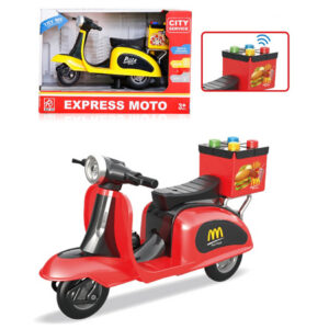 MOTO ITALIANA 1:16 CON LUZ Y SONIDO