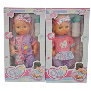 MUÑECO BEBE 10" CON COMPLEMENTOS
