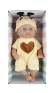 MUÑECO 20 CMS EN CAJA REGALO