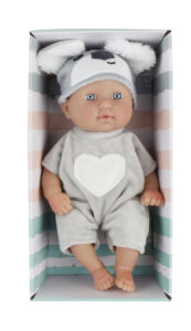 MUÑECO 20 CMS EN CAJA REGALO