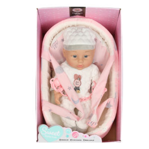 MUÑECO 30 CM CON CANASTILLA